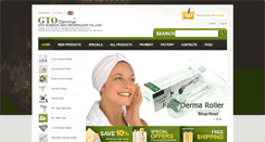 Desktop Screenshot of e-dermaroller.com